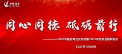 迪天环境召开“2020年度咨询业务部总结暨2021年度发展规划会议”